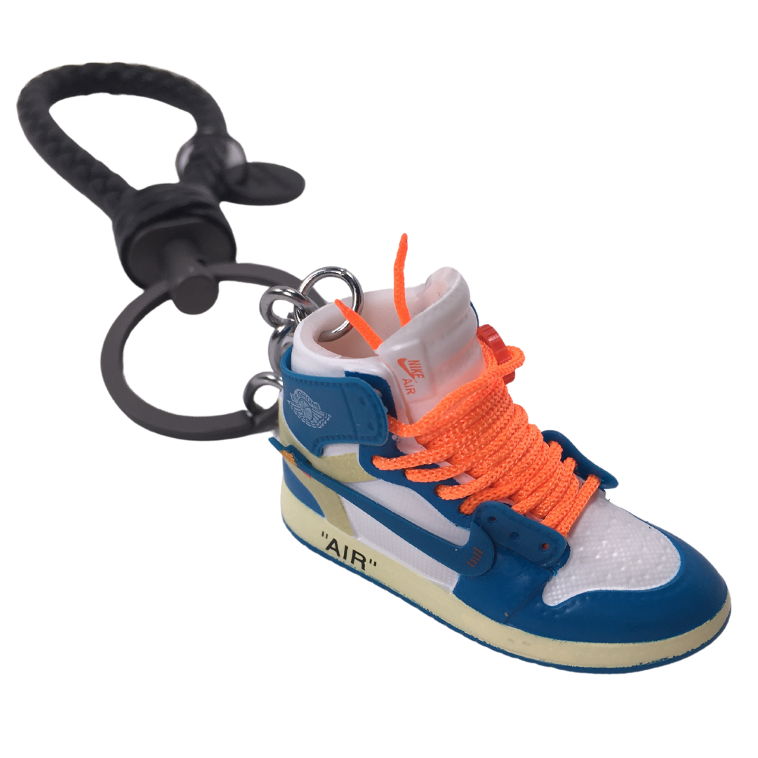 AJ 1 Off-Whitex LV -Sneakers 3D Keychain